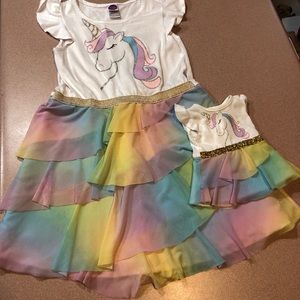 Dollie and me matching dresses